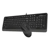 Клавиатура + мышь A4Tech Fstyler F1010 клав:черный/серый мышь:черный/серый USB Multimedia Клавиатура + мышь A4Tech Fstyler F1010 клав:черный/серый мышь:черный/серый USB Multimedia