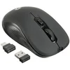 Мышь Оклик 610MWC черный оптическая (1600dpi) беспроводная USB/USB-C для ноутбука (6but)
