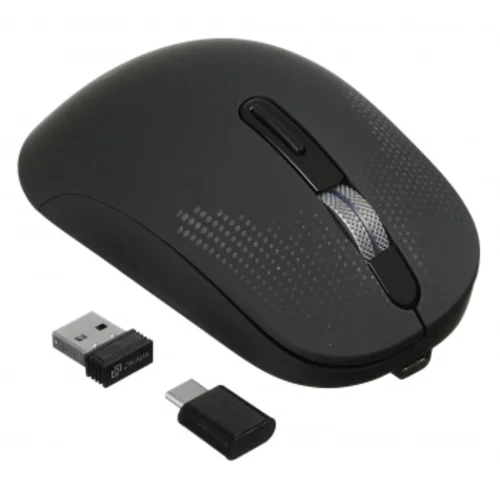 Мышь Оклик 636LWC черный оптическая (1600dpi) беспроводная USB/USB-C для ноутбука (6but) Мышь Оклик 636LWC черный оптическая (1600dpi) беспроводная USB/USB-C для ноутбука (6but)