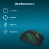 Мышь Оклик 636LWC черный оптическая (1600dpi) беспроводная USB/USB-C для ноутбука (6but) Мышь Оклик 636LWC черный оптическая (1600dpi) беспроводная USB/USB-C для ноутбука (6but)
