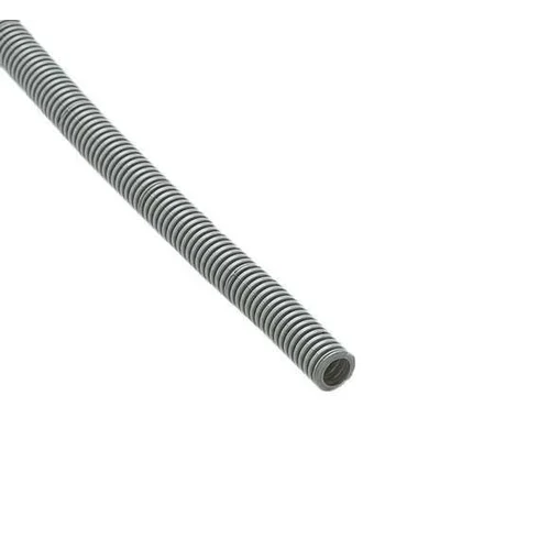 Труба гофрированная ПВХ легкая d16мм с протяжкой сер. (уп.50м) Ruvinil 11601(50)