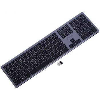 Клавиатура Оклик 890S серый USB беспроводная slim Клавиатура Оклик 890S серый USB беспроводная slim