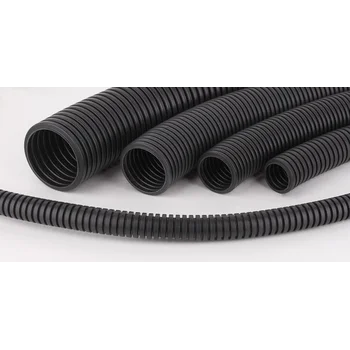 Труба гофрированная 32мм ПВХ с зондом легкая черн. (уп.25м) Ruvinil 13201Ч