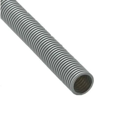 Труба гофрированная ПВХ легкая d50мм с протяжкой сер. (уп.15м) Ruvinil 15001 Труба гофрированная ПВХ легкая d50мм с протяжкой сер. (уп.15м) Ruvinil 15001