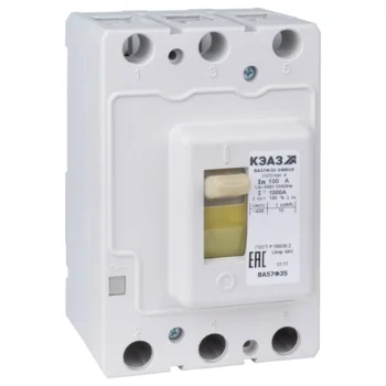 Выключатель автоматический 63А 630Im ВА57Ф35-340010 УХЛ3 400В AC КЭАЗ 151417 Выключатель автоматический 63А 630Im ВА57Ф35-340010 УХЛ3 400В AC КЭАЗ 151417
