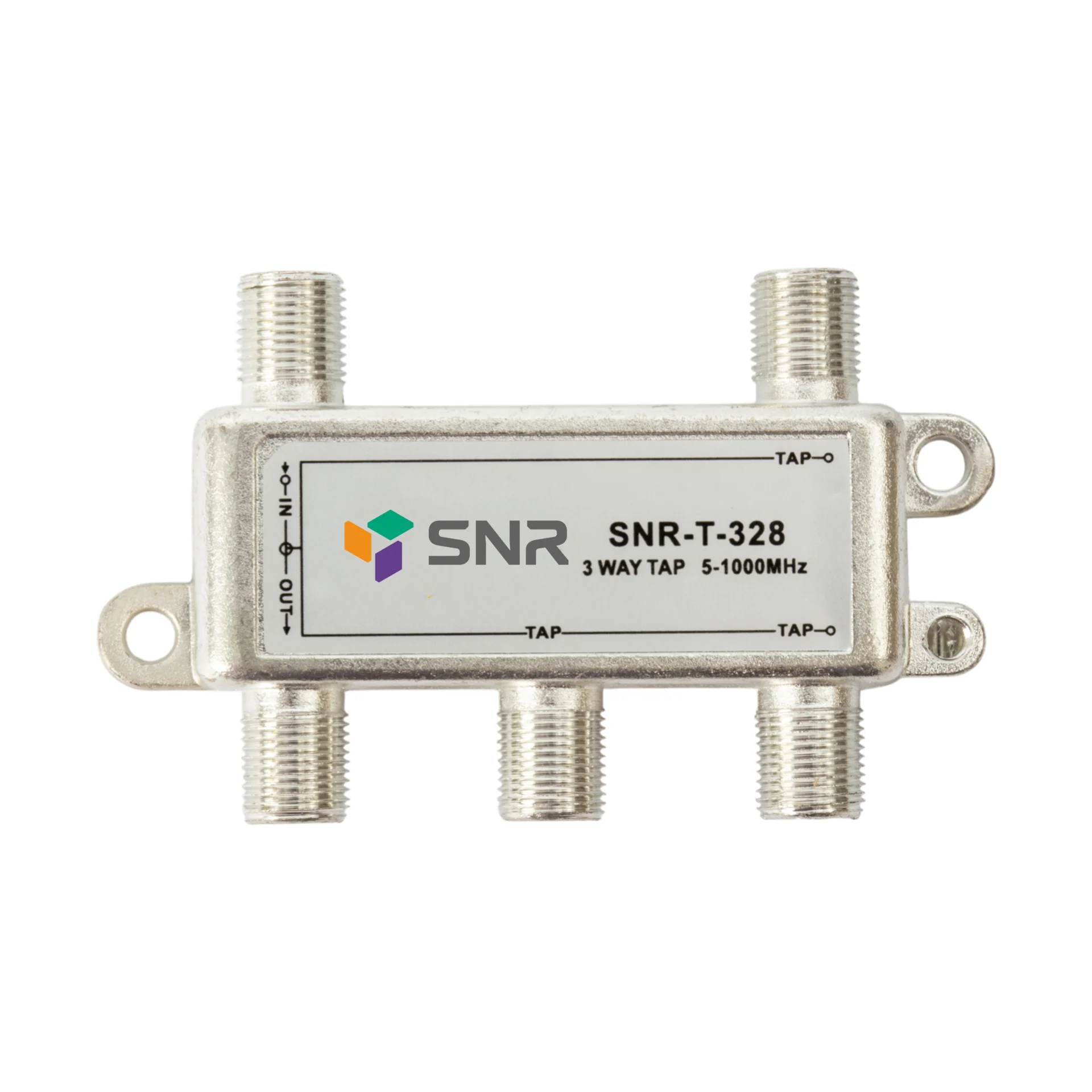 Ответвитель абонентский SNR-T-328 на 3 отвода, вносимое затухание IN-TAP 28dB.