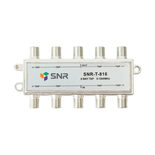 Ответвитель абонентский SNR-T-816 на 8 отводов, вносимое затухание IN-TAP 16dB. Ответвитель абонентский SNR-T-816 на 8 отводов, вносимое затухание IN-TAP 16dB.