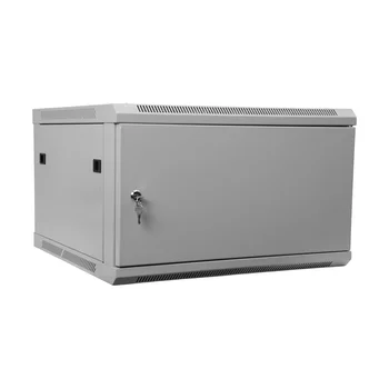 Шкаф телекоммуникационный настенный 6U, 600х600х370 (ШхГхВ) (металлическая дверь)