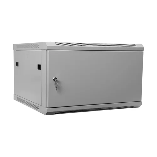 Шкаф телекоммуникационный настенный 6U, 600х600х370 (ШхГхВ) (металлическая дверь)