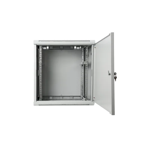 Шкаф телекоммуникационный настенный 12U, 600х450х635 (ШхГхВ) (металлическая дверь)
