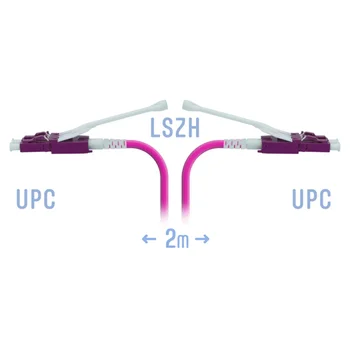 Патчкорд оптический LC/UPC-LC/UPC MM (OM4) Duplex (HD) 2 метрa, 2мм Патчкорд оптический LC/UPC-LC/UPC MM (OM4) Duplex (HD) 2 метрa, 2мм