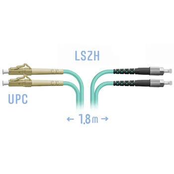Патчкорд оптический LC/UPC-FC/UPC MM Duplex 1,8 метра Патчкорд оптический LC/UPC-FC/UPC MM Duplex 1,8 метра