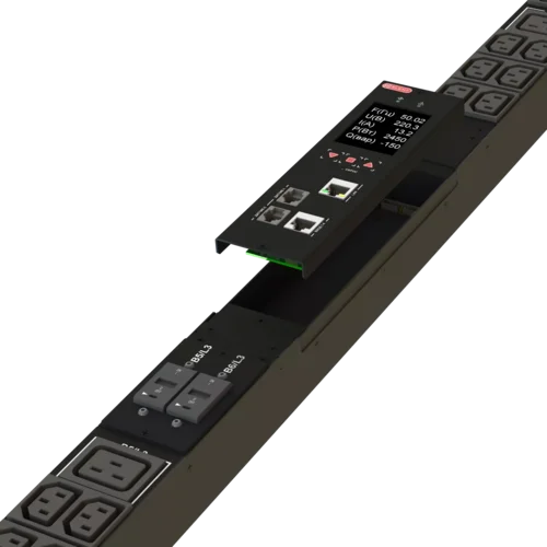 Блок розеток интеллектуальный iPDU-6011: ZeroUnit, 230V, 32А, in IEC60309 P+N+E, out (6) C19; (36) C13 без фиксации Блок розеток интеллектуальный iPDU-6011: ZeroUnit, 230V, 32А, in IEC60309 P+N+E, out (6) C19; (36) C13 без фиксации