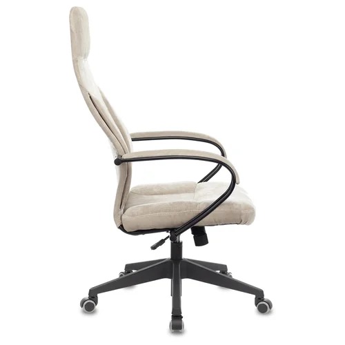 Кресло руководителя Бюрократ CH-608Fabric песочный Light-21 крестовина пластик