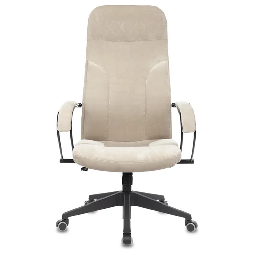 Кресло руководителя Бюрократ CH-608Fabric песочный Light-21 крестовина пластик