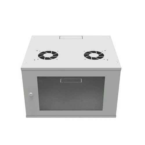 Шкаф телекоммуникационный настенный 6U, 523х450х332мм серия LITE (стеклянная дверь)