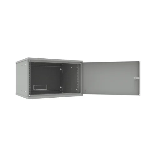 Шкаф телекоммуникационный настенный 6U, 523х450х332мм серия LITE (металлическая дверь)