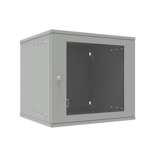 Шкаф телекоммуникационный настенный 9U, 523х450х465мм серия LITE (стеклянная дверь)