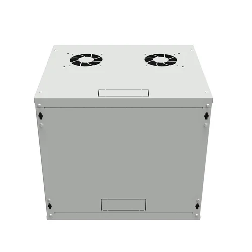 Шкаф телекоммуникационный настенный 9U, 523х450х465мм серия LITE (стеклянная дверь)