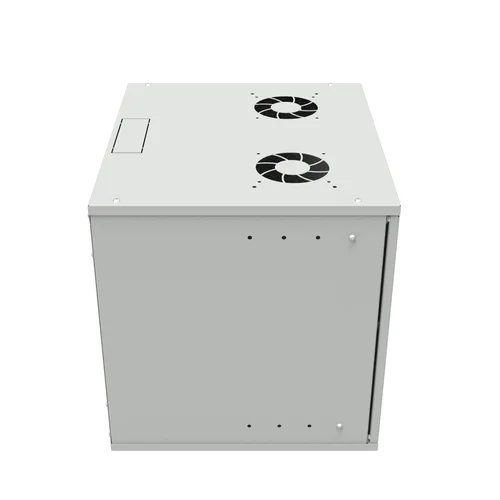 Шкаф телекоммуникационный настенный 9U, 523х450х465мм серия LITE (стеклянная дверь)