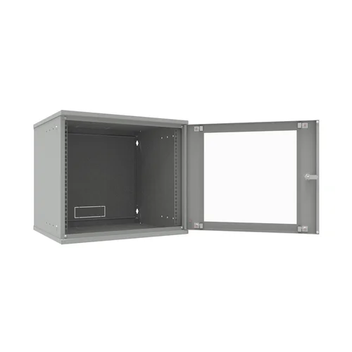 Шкаф телекоммуникационный настенный 9U, 523х450х465мм серия LITE (стеклянная дверь)