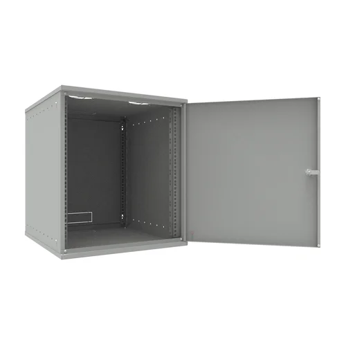 Шкаф телекоммуникационный настенный 12U, 523х600х599мм серия LITE (металлическая дверь)