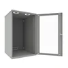 Шкаф телекоммуникационный настенный 18U, 523х600х866мм серия LITE (стеклянная дверь)