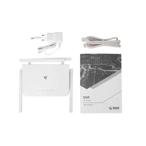 Wi-Fi роутер SNR ADVANCE AC22, 802.11a/b/g/n, 802.11ac Wave 2, 5xGE RJ45