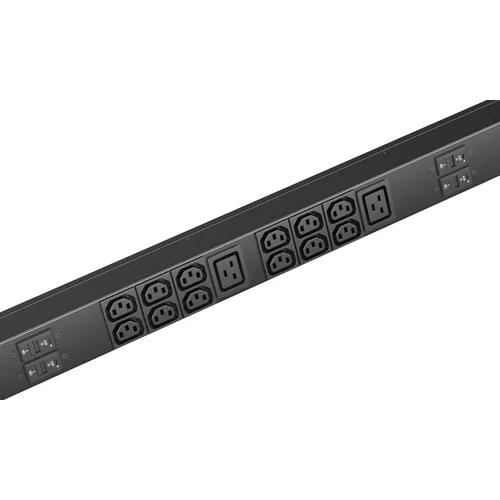 Блок розеток с функцией измерения серии SNR тип A выход 36*C13 и 6*C19 вход 32A IEC60309 (3P+N+E)