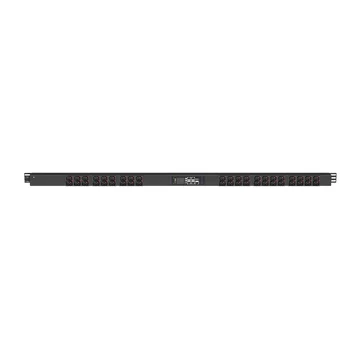 Блок розеток с функцией измерения каждой розетки серии SNR тип B выход 21*C13/19L и 21*C13L с фиксаторами вход 16A IEC60309 (3P+N+E)