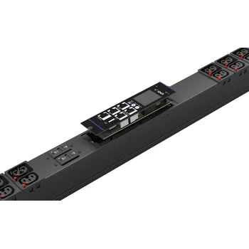 Блок розеток с функцией измерения серии SNR тип A выход 21*C13/19L и 21*C13L с фиксаторами вход 32A IEC60309 (3P+N+E)