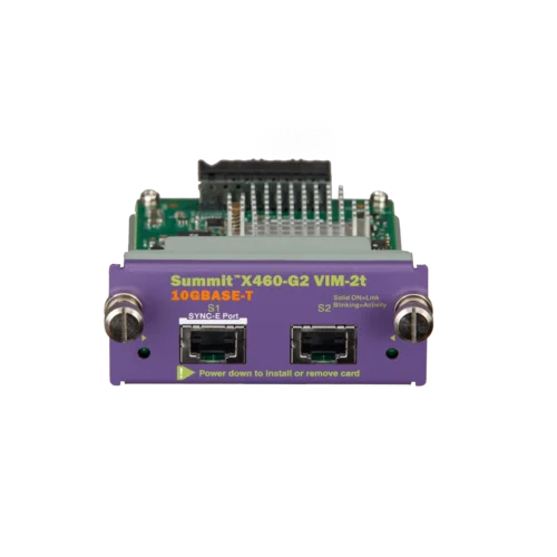 Модуль для коммутаторов Extreme Summit X460-G2 VIM-2t Модуль для коммутаторов Extreme Summit X460-G2 VIM-2t