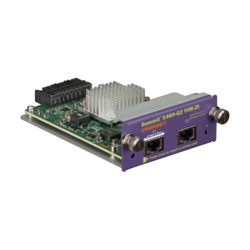Модуль для коммутаторов Extreme Summit X460-G2 VIM-2t Модуль для коммутаторов Extreme Summit X460-G2 VIM-2t