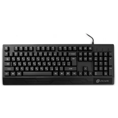 Клавиатура Оклик 115M черный USB (подставка для запястий) (1678098) Клавиатура Оклик 115M черный USB (подставка для запястий) (1678098)