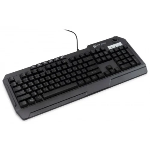 Клавиатура Оклик 715G черный USB Multimedia for gamer LED (1680657)