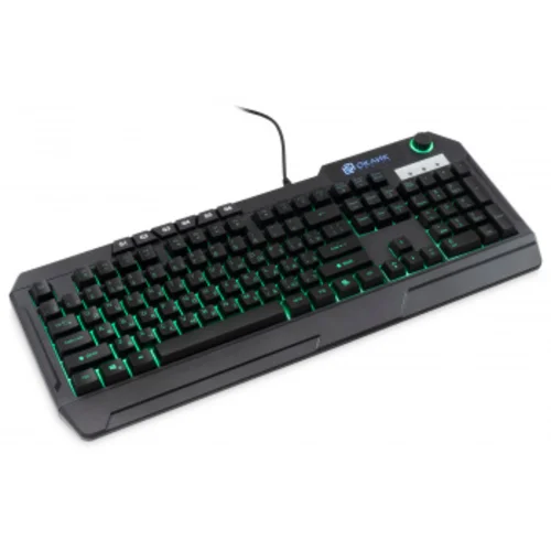 Клавиатура Оклик 715G черный USB Multimedia for gamer LED (1680657)