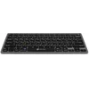 Клавиатура Оклик 835S серый/черный USB беспроводная BT/Radio slim Multimedia (1696467)