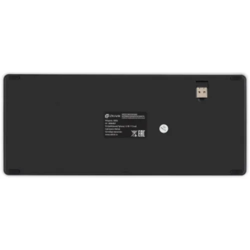 Клавиатура Оклик 835S серый/черный USB беспроводная BT/Radio slim Multimedia (1696467)