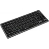 Клавиатура Оклик 835S серый/черный USB беспроводная BT/Radio slim Multimedia (1696467)