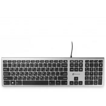 Клавиатура Оклик 890S серый/черный USB slim Multimedia (1784239) Клавиатура Оклик 890S серый/черный USB slim Multimedia (1784239)