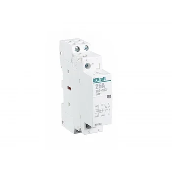 Контактор модульный МК-103 1НО+1НЗ 25А 230В DEKraft 18065DEK Контактор модульный МК-103 1НО+1НЗ 25А 230В DEKraft 18065DEK