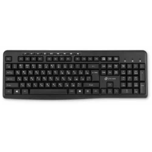 Клавиатура Оклик K225W черный USB беспроводная Multimedia (1875232)