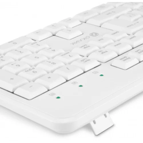 Клавиатура Оклик K225W белый USB беспроводная Multimedia (1875235) Клавиатура Оклик K225W белый USB беспроводная Multimedia (1875235)