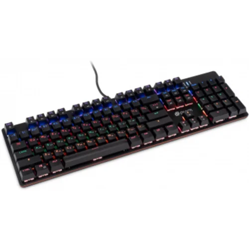 Клавиатура Оклик 990 G2 механическая черный USB Multimedia for gamer LED (1875240)