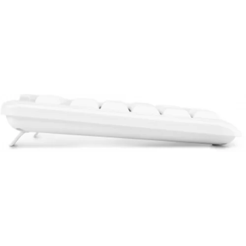 Клавиатура + мышь Оклик S650 клав:белый мышь:белый USB Multimedia (1875257)