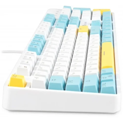 Клавиатура Оклик K951X механическая белый USB Multimedia for gamer LED (подставка для запястий) (190 Клавиатура Оклик K951X механическая белый USB Multimedia for gamer LED (подставка для запястий) (190