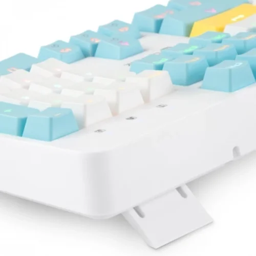 Клавиатура Оклик K951X механическая белый USB Multimedia for gamer LED (подставка для запястий) (190 Клавиатура Оклик K951X механическая белый USB Multimedia for gamer LED (подставка для запястий) (190