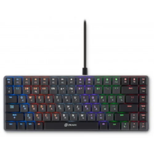 Клавиатура Оклик K615X механическая черный/серебристый USB Multimedia LED (1934413) Клавиатура Оклик K615X механическая черный/серебристый USB Multimedia LED (1934413)
