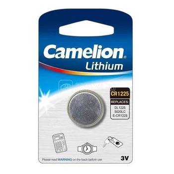 Элемент питания литиевый CR CR1225 BL-1 (блист.1шт) Camelion 3608 Элемент питания литиевый CR CR1225 BL-1 (блист.1шт) Camelion 3608