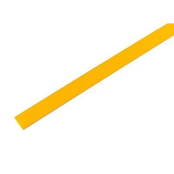 Трубка термоусадочная 9.0/4.5 1м желт. REXANT 20-9002